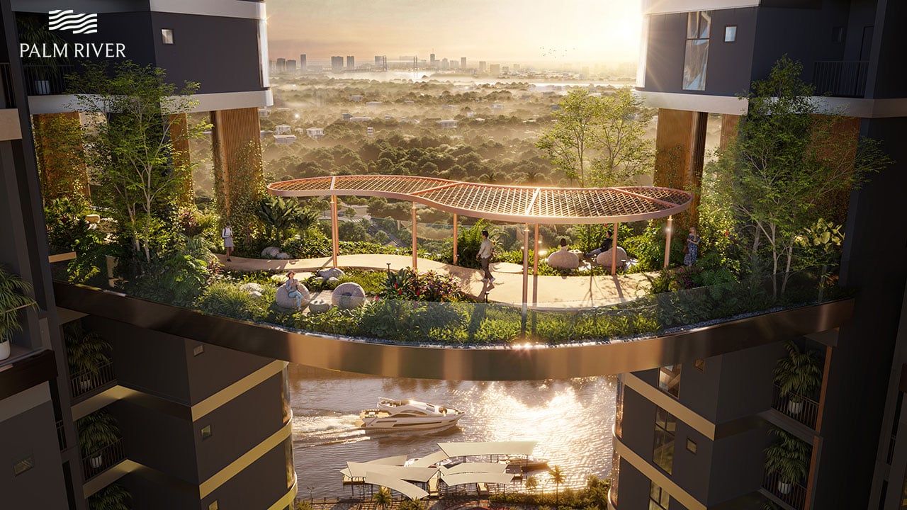 Tiện tích tại Palm River - Căn hộ bên sông khu Nam Rạch Chiếc