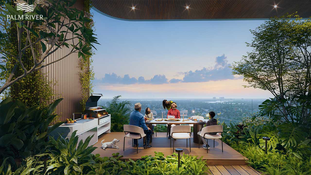 Tiện tích tại Palm River - Căn hộ bên sông khu Nam Rạch Chiếc