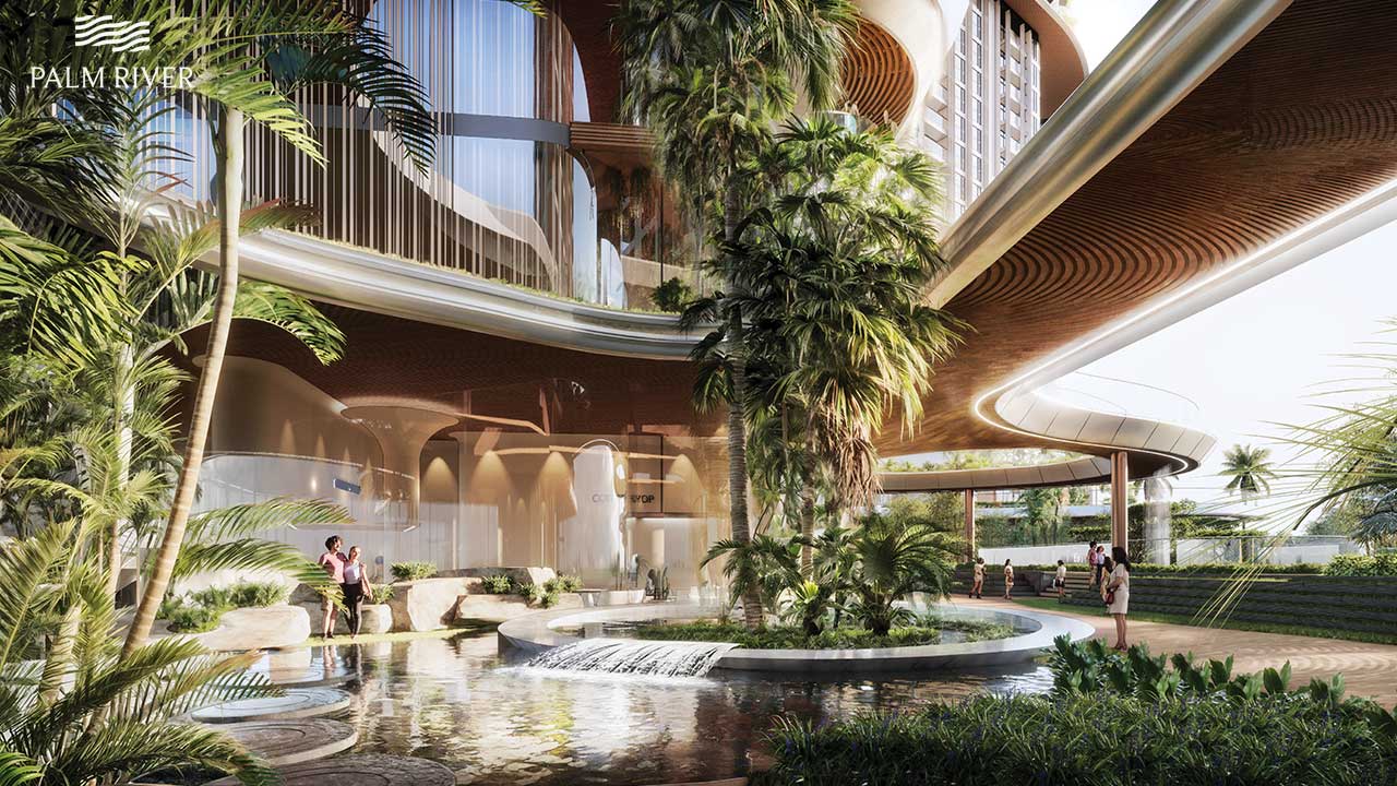 Tiện tích tại Palm River - Căn hộ bên sông khu Nam Rạch Chiếc