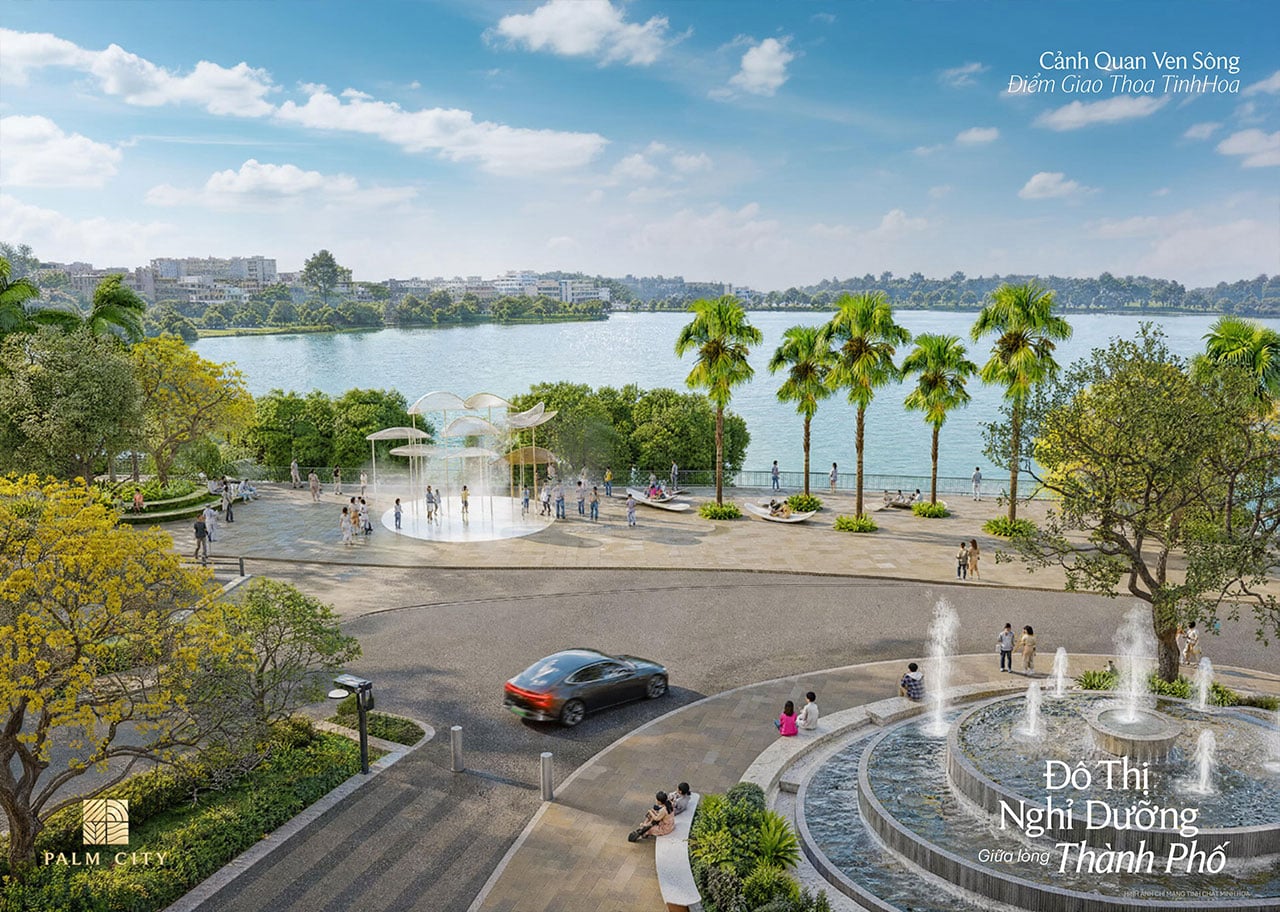 Palm River – Căn hộ hạng sang giữa lòng khu đô thị nghỉ dưỡng Palm City