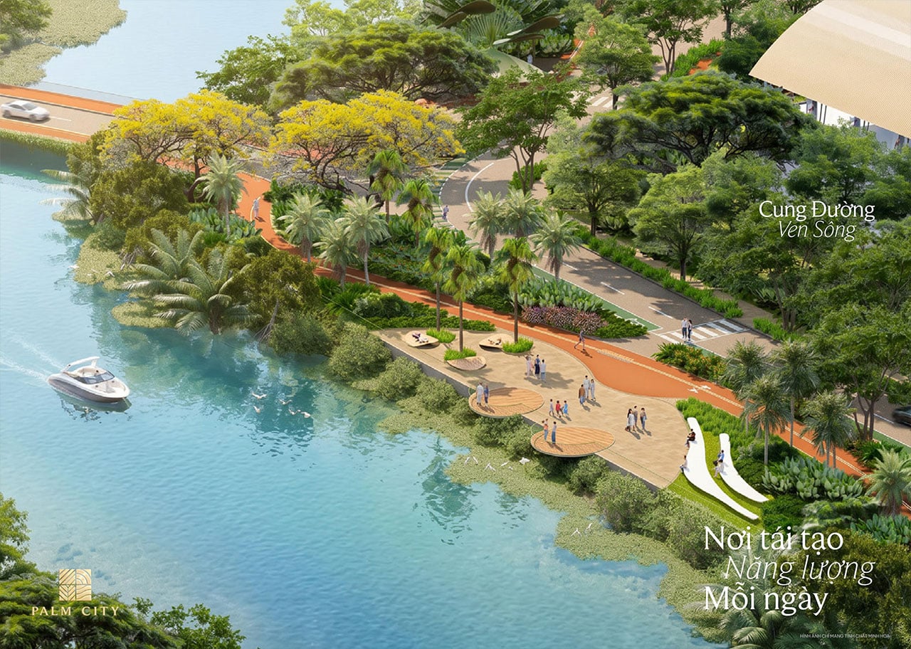 Palm River – Căn hộ hạng sang giữa lòng khu đô thị nghỉ dưỡng Palm City