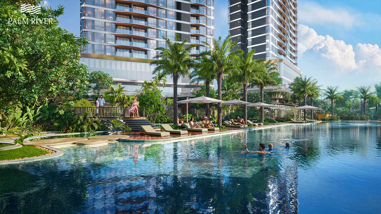 Tiện tích tại Palm River - Căn hộ bên sông khu Nam Rạch Chiếc