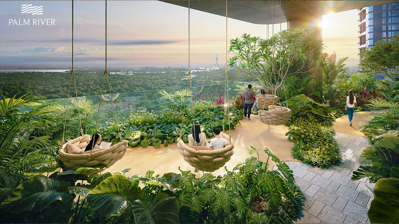 Tiện tích tại Palm River - Căn hộ bên sông khu Nam Rạch Chiếc