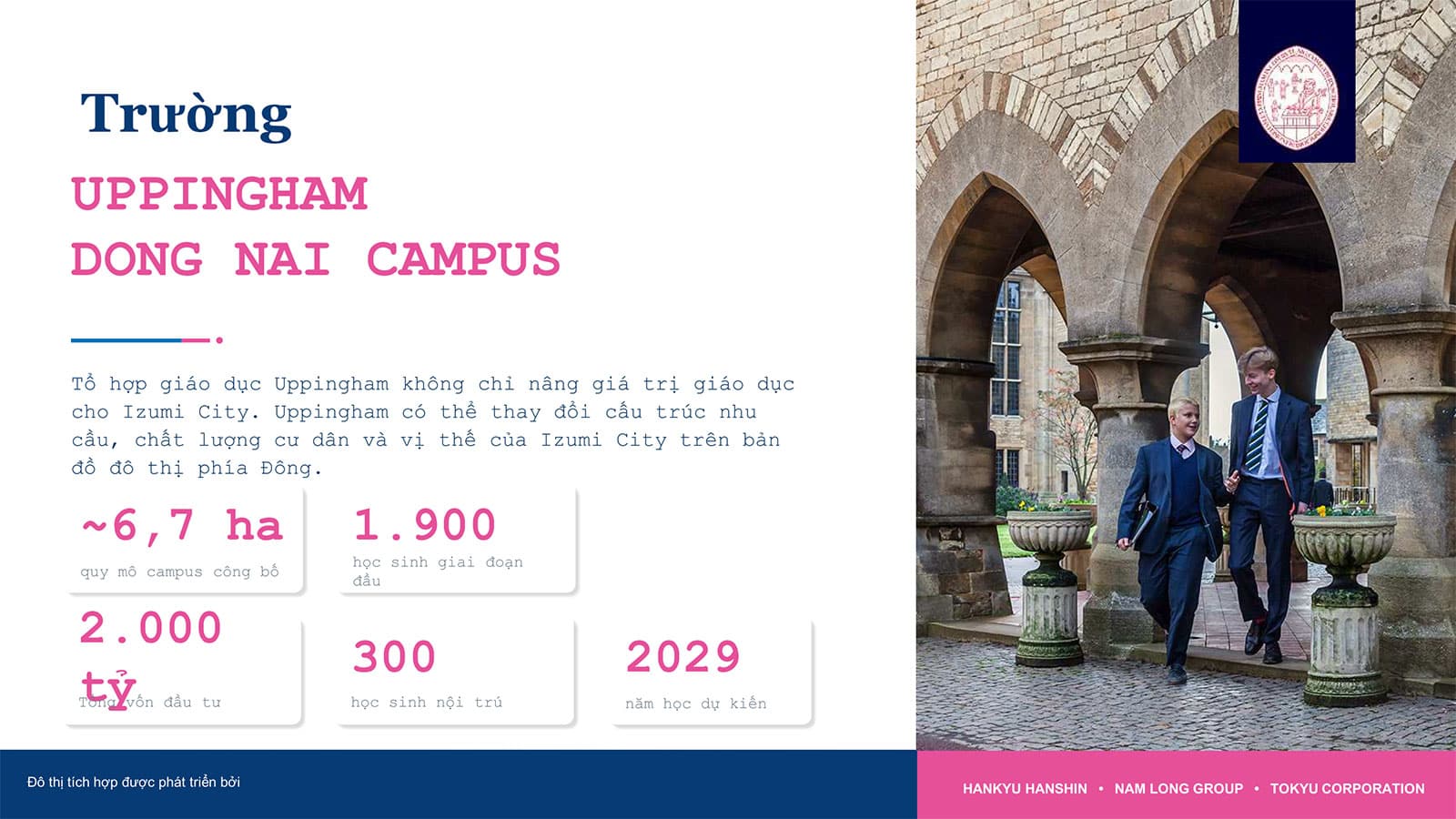 Uppingham School tại Izumi City Động lực phát triển của TP. Đồng Nai