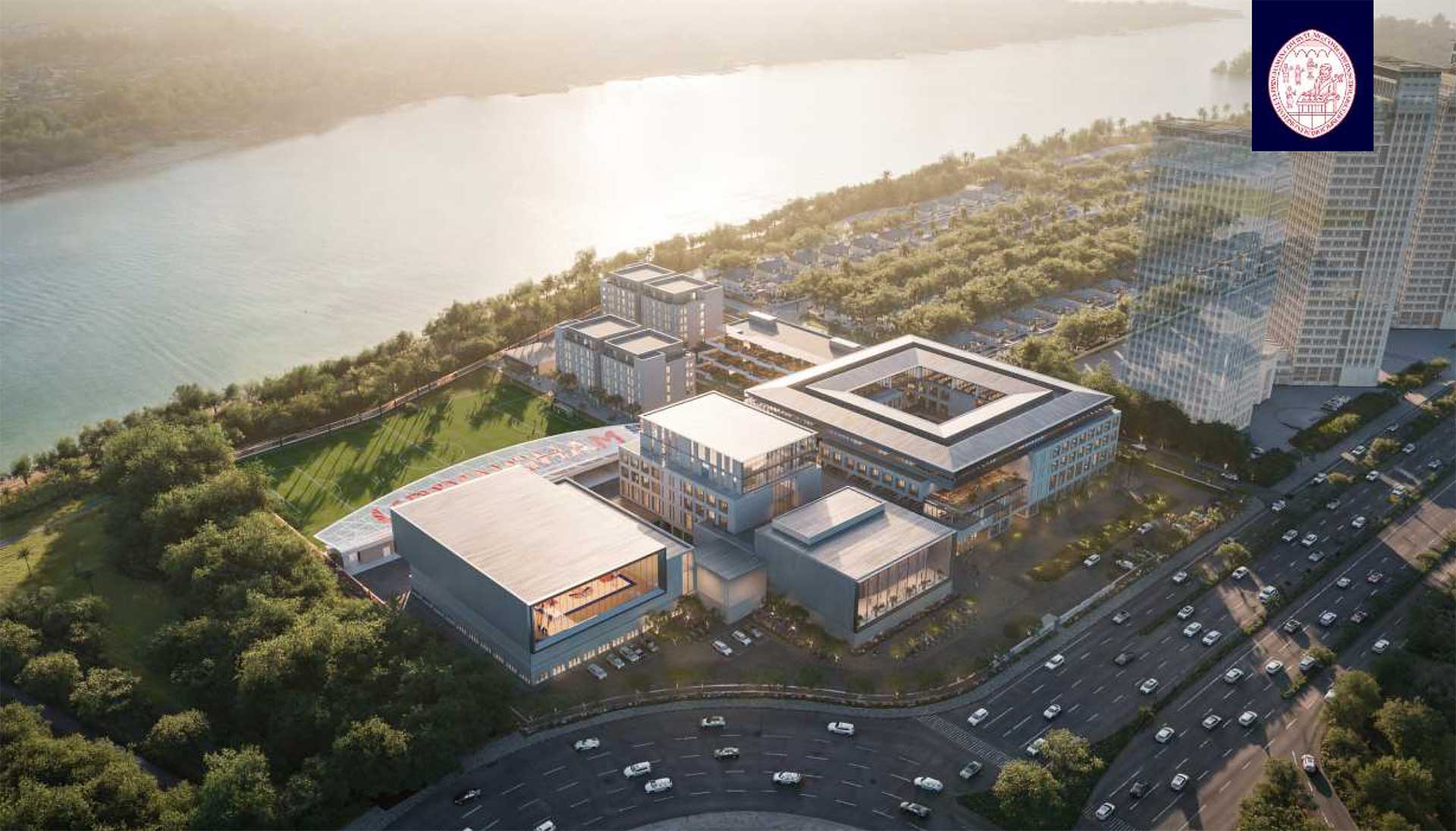 Phối cảnh trường quốc tế liên cấp Uppingham School trong nội khu Izumi City của tập đoàn Nam Long