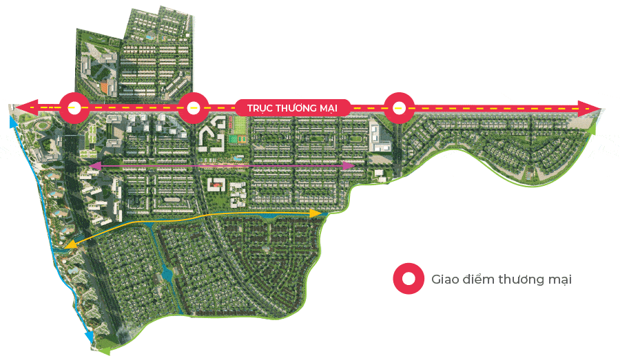 5 TRỤC ĐÔ THỊ Kết nối toàn diện Izumi City
