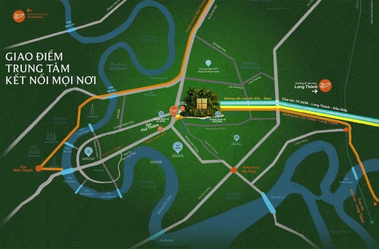 Vị trí Palm City – Tâm điểm kết nối Nam Rạch Chiếc, TP.HCM