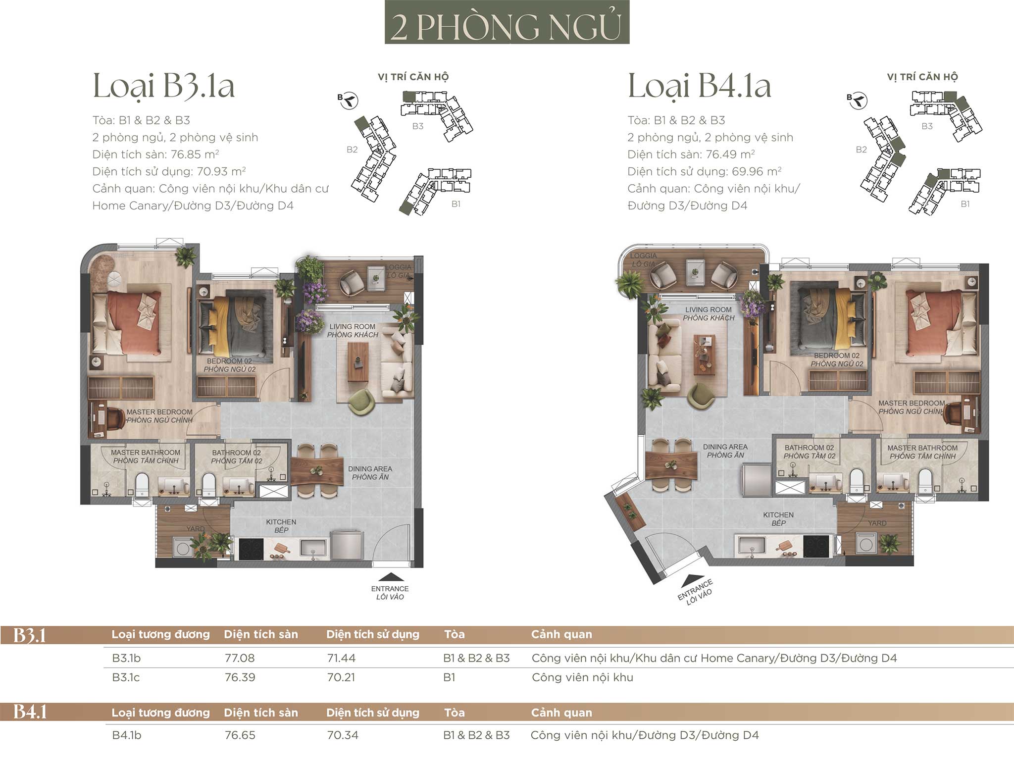Layout căn hộ Norton Park by Gamuda Land