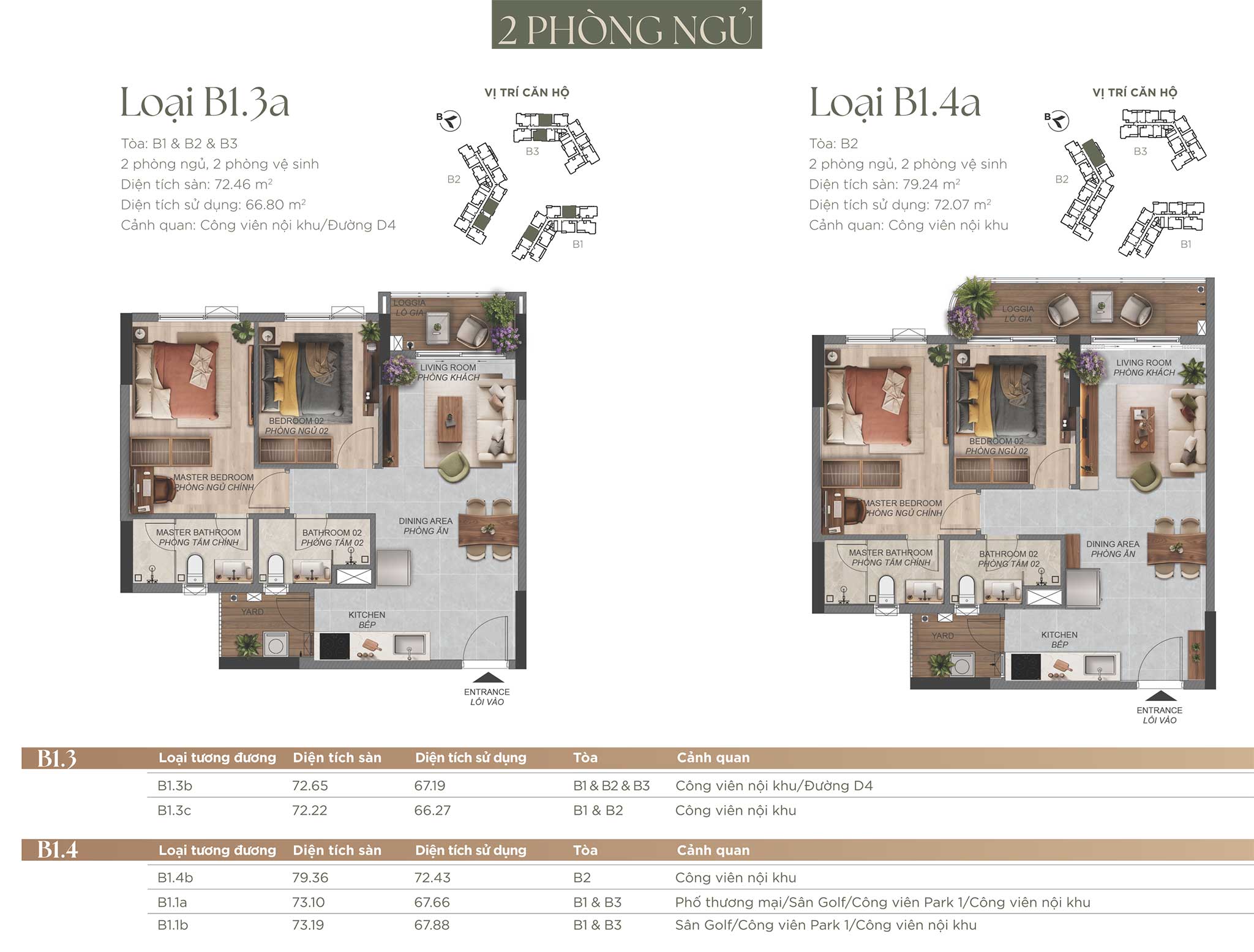 Layout căn hộ Norton Park by Gamuda Land