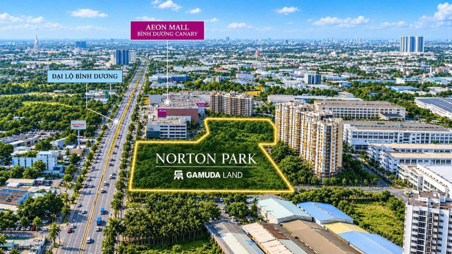 Vị trí Norton Park by Gamuda Land