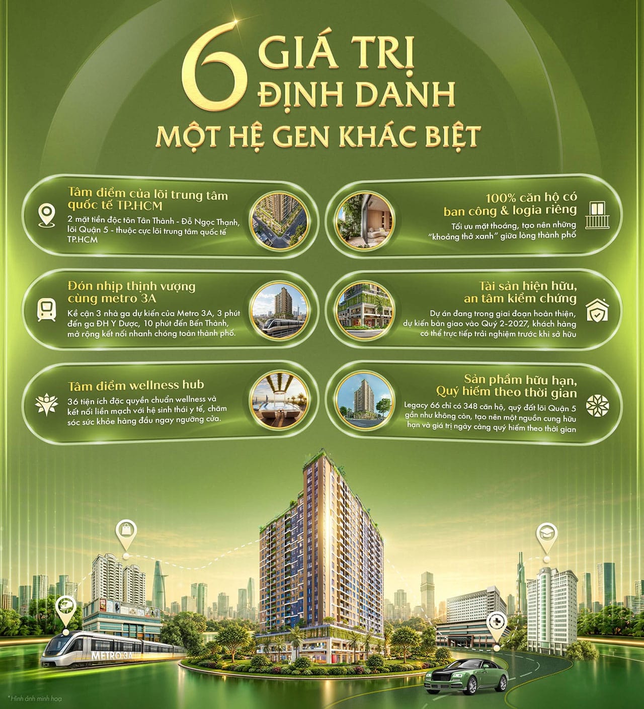 6 giá trị khác biệt tại Legacy 66