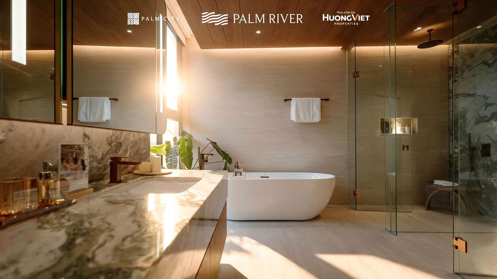 Căn hộ 3 phòng ngủ Palm River – Không gian sống nghỉ dưỡng bên sông