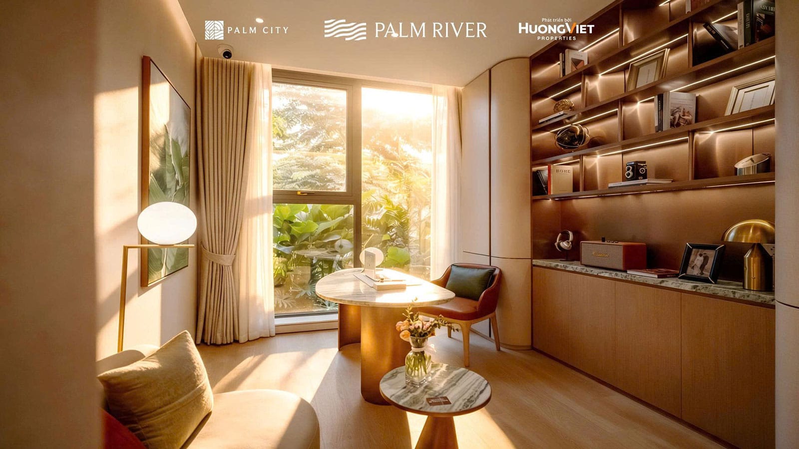 Căn hộ 3 phòng ngủ Palm River – Không gian sống nghỉ dưỡng bên sông